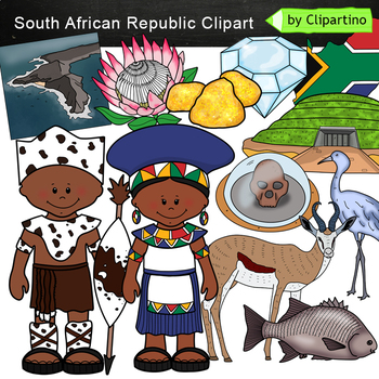 Preview of South African Republic  Clip Art