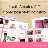 South America A-Z Montessori Geography Pack