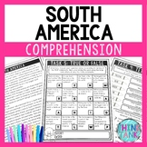 South America Comprehension Challenge - Close Reading - Wo