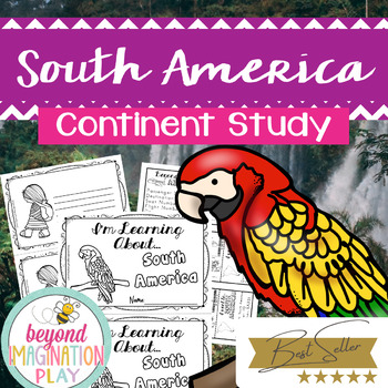 Preview of South America Continent Study *BEST SELLER* Comprehension Activities + Play