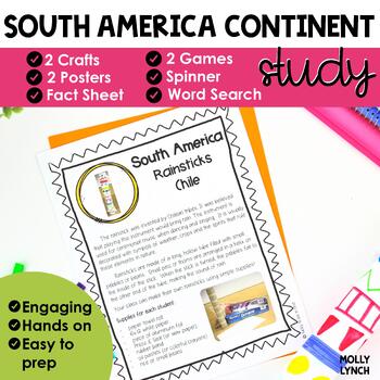 Preview of South America Continents Study