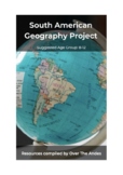 South America Geography Project: Create an annotated 3D map