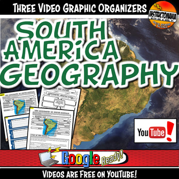 Preview of South America- Inca Geography YouTube Video Graphic Organizer Notes Doodle Style