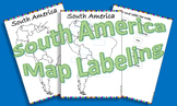 South America Map Labeling