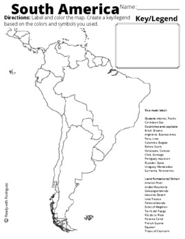 latin america landforms