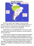 South America Passage + Guided Notetaking + Map (SOL 3.6)