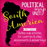 South America Political Map Unit