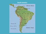 South America PowerPoint, Notes Sheets, and Quiz
