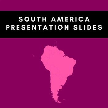 Preview of South America Presentation Slides | Facts and Pictures | Montessori
