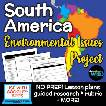 Preview of South America Environmental Issues Project