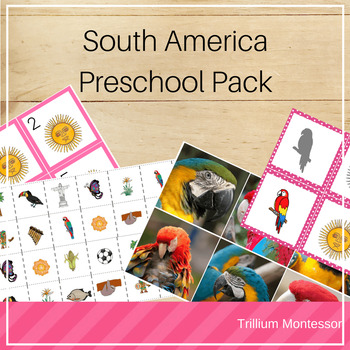 Preview of South America Theme Preschool and PreK Centers