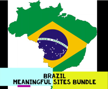 Preview of South America Unit: Brazil Tourism BUNDLE - Distance Learning