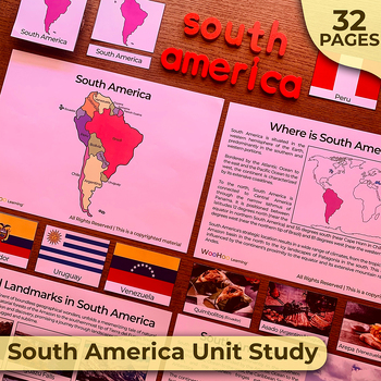 Preview of South America Unit Study, South America Activity Bundle, South America Continent