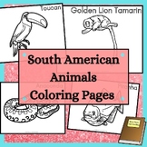 South American Animals Coloring Pages