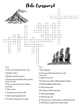 South American Crossword Puzzles by Big Beautiful World TPT