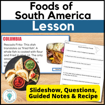 Preview of South American Foods - International Foods of South America for Global Cuisine