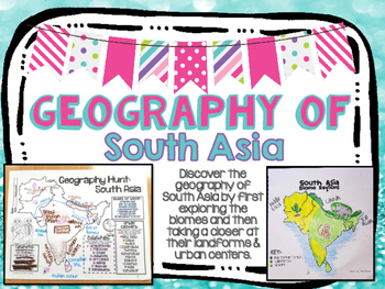 Preview of South Asia Biome and Geography Hunt
