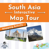 South Asia Interactive Map Tour - Student Mapping Activity