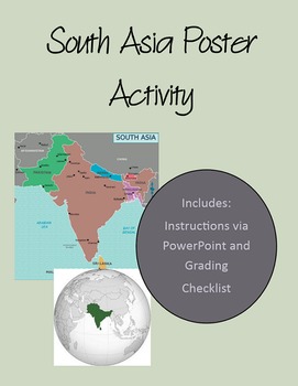 Preview of South Asia Poster and Activity: Geographical Features