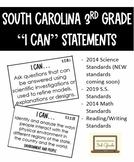 South Carolina 3rd Grade "I Can..." Statements