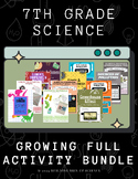 South Carolina 7th Grade Science Growing Full Activity Bundle
