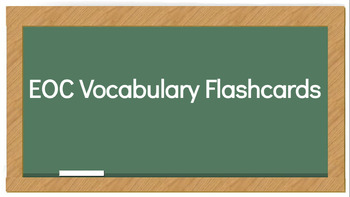 Preview of South Carolina EOC English 2 Vocab Flashcards