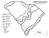 South Carolina Explorers: A Following Directions Activity
