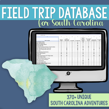 Preview of South Carolina Field Trip Database for Homeschool Families to Explore