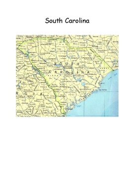 South Carolina Geography by Ginger Wall | TPT