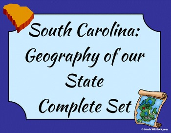Preview of South Carolina - Geography of our State Complete Set 3-1.2