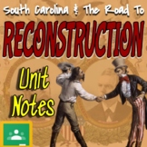 South Carolina Reconstruction Unit Notes