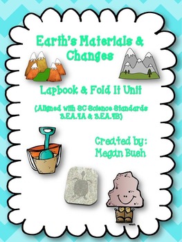 Preview of South Carolina Science Aligned: Earth's Materials and Changes Lapbook & MiniBook