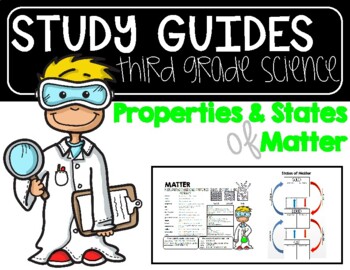 Preview of South Carolina Science Standards: Properties & States of Matter Study Guide