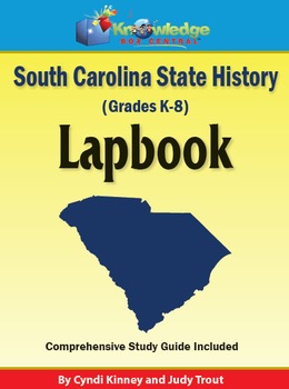 Preview of South Carolina State History Lapbook / Interactive Notebook - EBOOK