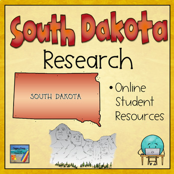 Preview of South Dakota Padlet - A Student Webpage & Research Activity