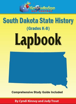 Preview of South Dakota State History Lapbook / Interactive Notebook - EBOOK