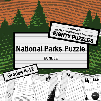 Preview of National Parks Puzzle BUNDLE