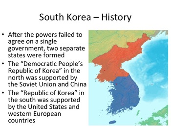 a presentation about south korea