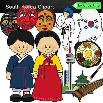 Preview of South Korea Clip Art