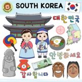 South Korea Clip Art V. 1 | Korean Culture | Asia | Tradit