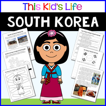 Preview of South Korea Country Study: Reading & Writing + Google Slides/PPT