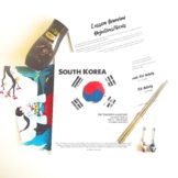 South Korea Digital Printable Lesson & Activities (Pre-K -