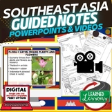 Southeast Asia Notes and PowerPoints Geography Print, Digi