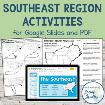 Preview of Southeast Region Activities | 5 Regions of the United States