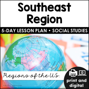 Preview of Southeast Region | Geography | Social Studies for Google Classroom™