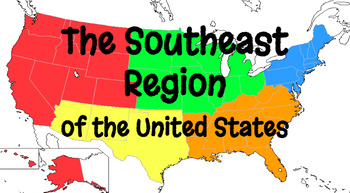 Preview of Southeast Region Google Form Quiz Bundle