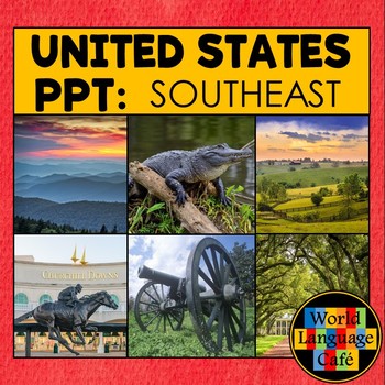 Preview of Southeast Region PowerPoint Photos Southeast States Google Slide Colorful Photos