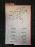 Southeast Region Study Folders-States and Capitals