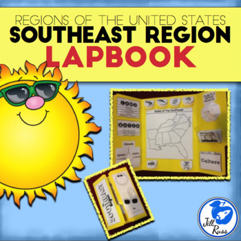 Preview of Southeast Region of the United States Lapbook or Interactive Notebook