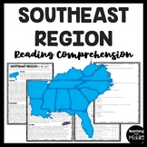 Southeast Region of the United States Reading Comprehensio
